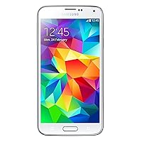 Samsung Galaxy S5 G900H Factory Unlocked Cellphone, Android KitKat 4.4.2 International Version (White)