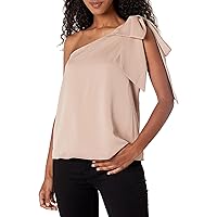 Trina Turk Women's One Shoulder Bow Warm Top