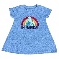 I'm Magical Unicorn Toddler, Youth & Kids T-Shirt, Dress, Tank & 3/4 Sleeve Pink or Grey