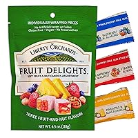 Liberty Orchards New Fruit Delights Package! - Vegan Turkish Delight Candy 4.5oz