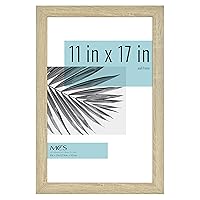 MCS Studio Gallery Frame, Natural Woodgrain, 11 x 17 in , Single