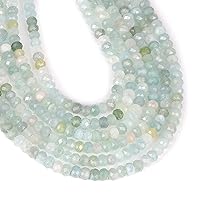Natural Gemstone Rondelle Loose Beads, DIY Jewelry Making 1 Strand 15