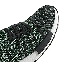 adidas Mens NMD_R1 STLT PL Shoes, Core Black/Noble Green/Bold Gr, 9