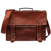 Classic Leather Messenger Satchel Laptop Leather Briefcase Bag Leather Messenger Bag
