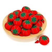 Dritz Tomato Bulk Pin Cushion, Size 2 (3/4-Inch) 24-Pack, Red 24