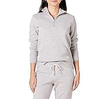 Amazon Essentials Women's Long-Sleeve Fleece Quarter-Zip Top (Available in Plus Size)