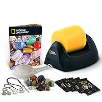 Starter Rock Tumbler Kit - Durable Leak-Proof Rock Polisher for Kids - Complete Rock Tumbling Kit - Geology Hobby Science Kit, Rocks & Crystals for Kids (Amazon Exclusive)
