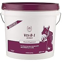 Farnam Horse Health Vita B-1 Crumbles Supplement for Horses, Supports optimal muscle activity and metabolism for performance, 20 pounds, 320 day supply