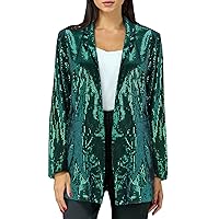 Women Notch Lapel Blazers Casual Long Sleeve Open Front Blazer Jacket Plus Size Work Office Coat Work Suit