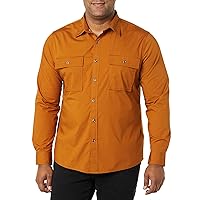Amazon Essentials Men's Slim-Fit Long-Sleeve Two-Pocket Utility Shirt (Previously Goodthreads)