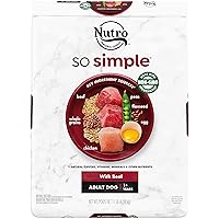 So Simple With Beef Adult Dog Food, 11 lb.