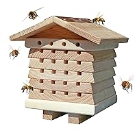 Interactive Wooden Bee House - Pollinator Bee Management System