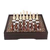 Tubibu Exclusive Chess Set, Chess Board Gift Idea for Son, Husband, Father and Anyone for Birthday, Anniversary and Any Occasion (16”) (Large)