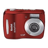 Kodak Easyshare C1505 12 MP Digital Camera with 5x Digital Zoom - Red