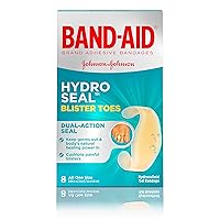 Band-Aid Brand Hydro Seal Adhesive Bandages for Toe Blisters, Waterproof Blister Pad, 8 Count