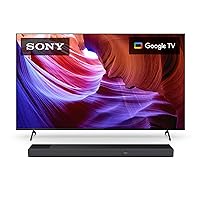 Sony 85 Inch 4K Ultra HD TV X85K Series: LED Smart Google TV, KD85X85K- 2022 Model w/HT-A7000 7.1.2ch 500W Dolby Atmos Sound Bar Surround Sound Home Theater