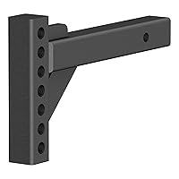 CURT 17102 Replacement Weight Distribution Hitch Shank, 2-Inch Receiver, 2-In Drop, 6-Inch Rise