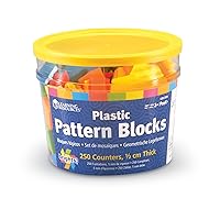 Learning Resources Brights Pattern Blocks 5.1 H x 5.7 L x 5.7 W