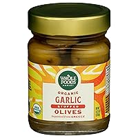 Whole Foods Market, Organic Garlic Stuffed Olives, 4.23 oz