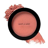 wet n wild Color Icon Blush, Effortless Glow & Seamless Blend infused with Luxuriously Smooth Jojoba Oil, Sheer Finish with a Matte Natural Glow, Cruelty-Free & Vegan - Bed of Roses