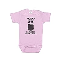 My Dad's Beard Is Better Than Yours/Funny Baby Onesie/Unisex Infant Bodysuit/Sublimated Design