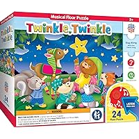 MasterPieces 24 Piece Twinkle Twinkle Sing-A-Long Sound Floor Puzzle For Kids - 18