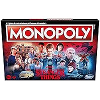 Hasbro Gaming Monopoly Stranger Things Board Game for Adults and Teenagers 14 Years Older, Multicoloured, 41 x 400 x 267 mm (Italian Language)