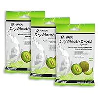 Dry Mouth Drops with Xylitol Melon 26 EA - Buy Packs and SAVE (Pack of 3)