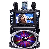 Karaoke USA GF842 DVD/CDG/MP3G Karaoke Machine with 7
