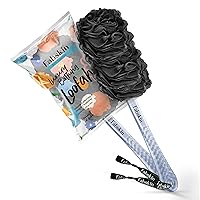 Bath Body Brush Loofah For Men & Women With Long Handle | Body Bath Brush | Back Scrubber For Bathing | Made In India (Black)
