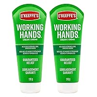 Working Hands Hand Cream, Relives and Repairs Extremely Dry Hands, 7 oz Tube (Pack of 2)