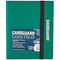 Trading Card Pro-Folio, 9-Pocket Side-Loading Pages, Holds 360 Cards, Dark Green