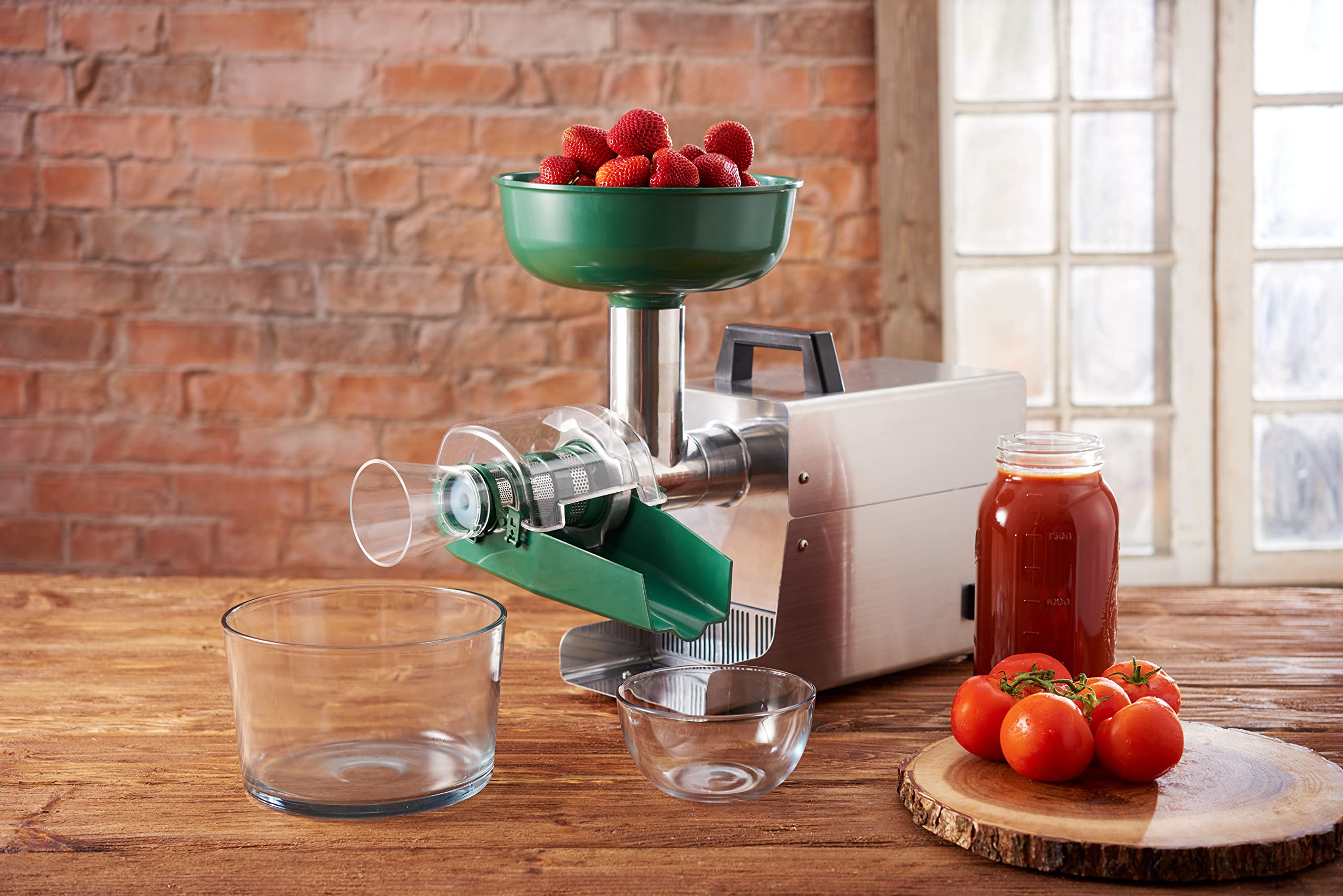 LEM Products 1227 Big Bite Juicer Attachment,Green/ Silver