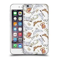 Head Case Designs Officially Licensed Harry Potter Hedwig Owl Pattern Deathly Hallows XIII Soft Gel Case Compatible with Apple iPhone 6 Plus/iPhone 6s Plus