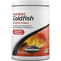 Seachem NutriDiet Goldfish Fish Flakes - Probiotic Formula with GarlicGuard 100g