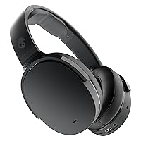 Hesh ANC Over-Ear Noise Cancelling Wireless Headphones, 22 Hr Battery, Microphone, Works with iPhone Android and Bluetooth Devices - True Black