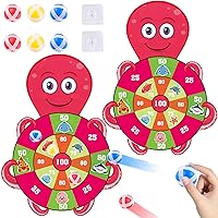 2 PCS Under The Sea Theme Party Games Ocean Dart Board Throwing Game for Kids Excellent Indoor/Sport Outdoor Play and Merry Christmas