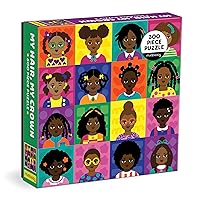 My Hair, My Crown 300 Piece Puzzle from Mudpuppy, Bright Illustrations of Diverse and Beautiful Black Hairstyles, Provides Hours of Creative Play for Children Ages 7+, Puzzle Image Insert Included