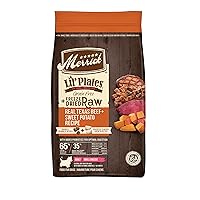 Merrick Lil’ Plates Grain Free Dry Dog Food For Small Dogs, Texas Beef And Sweet Potato Kibble With Raw Bites - 4.0 lb. Bag