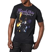 Prince Official Purple Rain Live Black T-Shirt