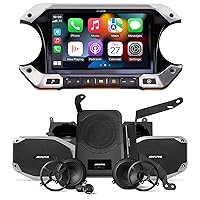 Alpine JL Wrangler i509-WRA-JL 9-inch Weather-Resistant Digital Media Receiver with CarPlay Android Auto, Complete Sound Upgrade Package Wrangler and 2020 – Up Gladiator
