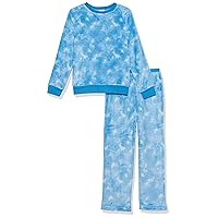 Calvin Klein Boys' Long Sleeve Tee & Plaid Jogger Pajama Set