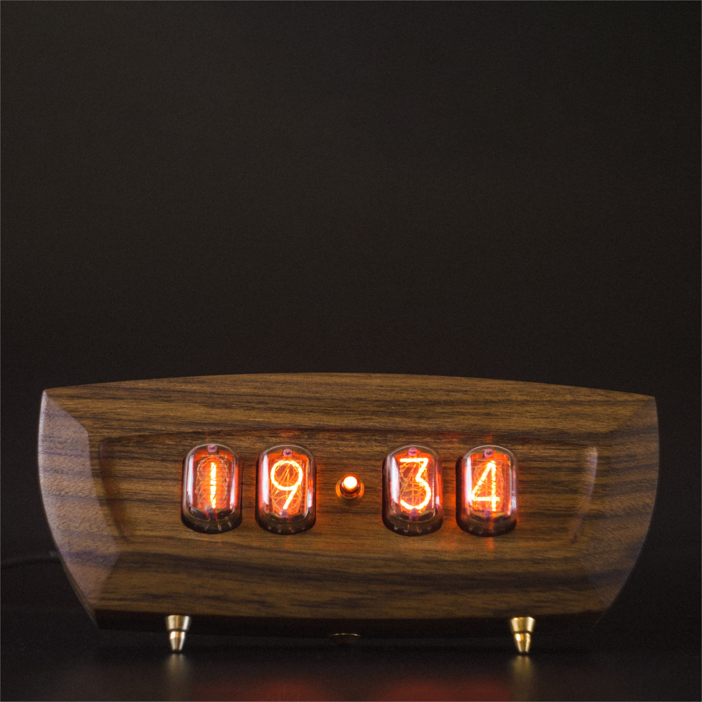Nixie Tube Clock with Easy Replaceable IN-12 Nixie Tubes - Motion Sensor - Visual Effects - RGB Backlight - Christmas Gift Idea