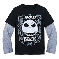 Disney Jack Skellington ''Jack is Back'' Shirt for Kids - The Nightmare Before Christmas Gray