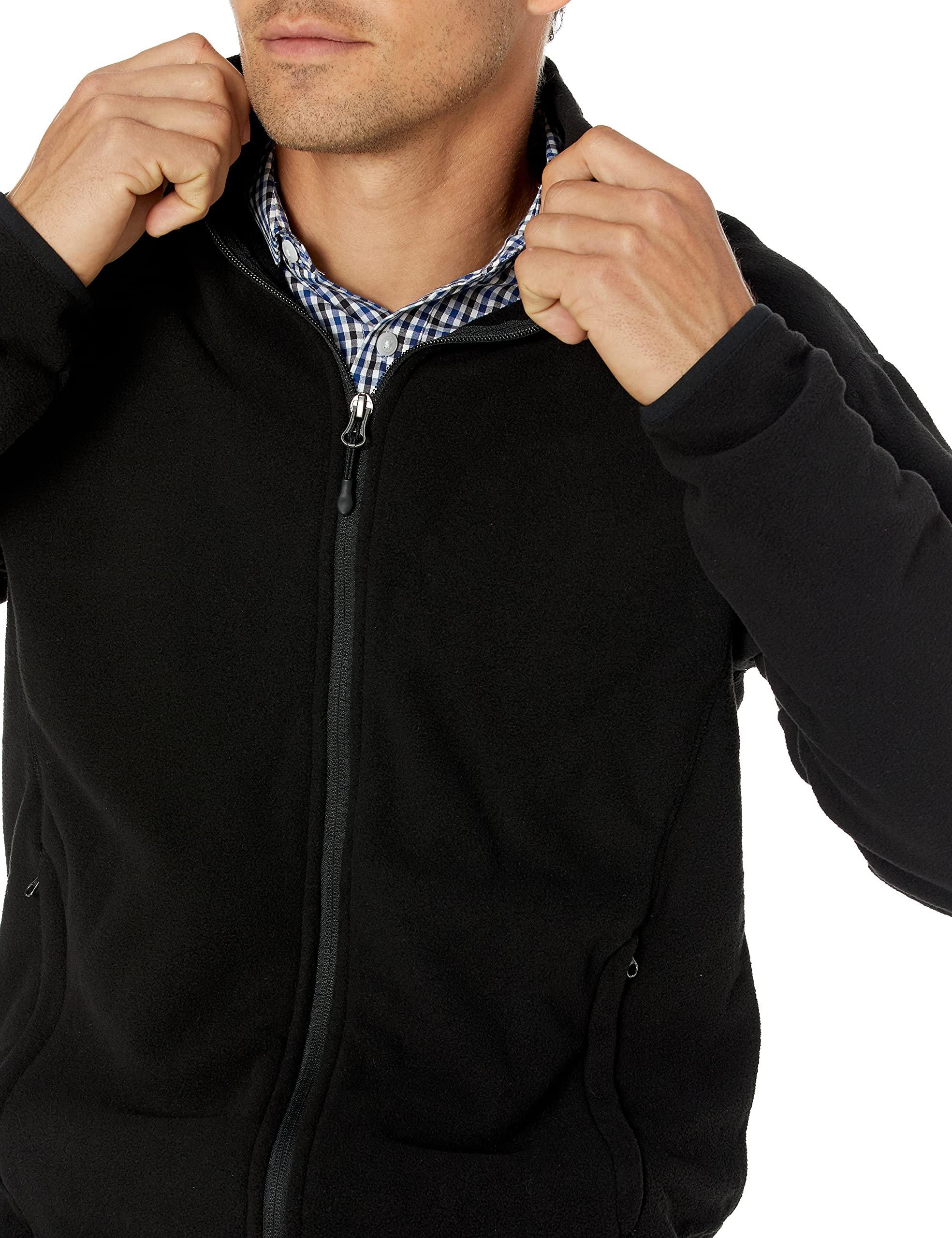 Amazon Essentials Men's Full-Zip Fleece Jacket (Available in Big & Tall)