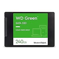 Western Digital 240GB WD Green Internal SSD Solid State Drive - SATA III 6 Gb/s, 2.5