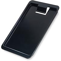 Carlisle FoodService Products Tip Tray Check Holder, Credit Card Holder for Restaurants, Plastic, 7.75 X 4.37 X 0.5 Inches, Black