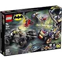 LEGO DC Batman Joker's Trike Chase 76159 Super-Hero Cars and Motorcycle Playset, Mini Shooting Batmobile Toy, for Fans of Batman, Robin, The Joker and Harley Quinn (440 Pieces)