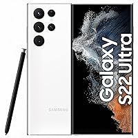 SAMSUNG Electronics Galaxy S22 Ultra Smartphone, Factory Unlocked Android Cell Phone, 1TB, US Version, Phantom White (Renewed)