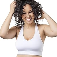 LEADING LADY Lea Racerback Sports Bra - Cooling, Breathable, Smooth Seamless Bra - Sports Bras for Women